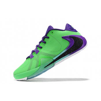 2019 Nike Greek Freak 1 Green Purple-Black Shoes
